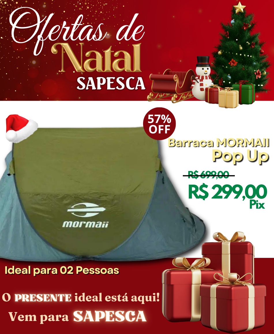 Barraca mormaii auto montável - pop up - (2 pessoas) - verde